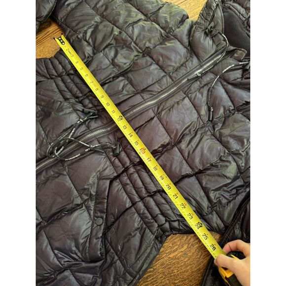 Free People Movement Womens Patricia Packable Poncho Puffer Coat Black Large - Picture 6 of 10